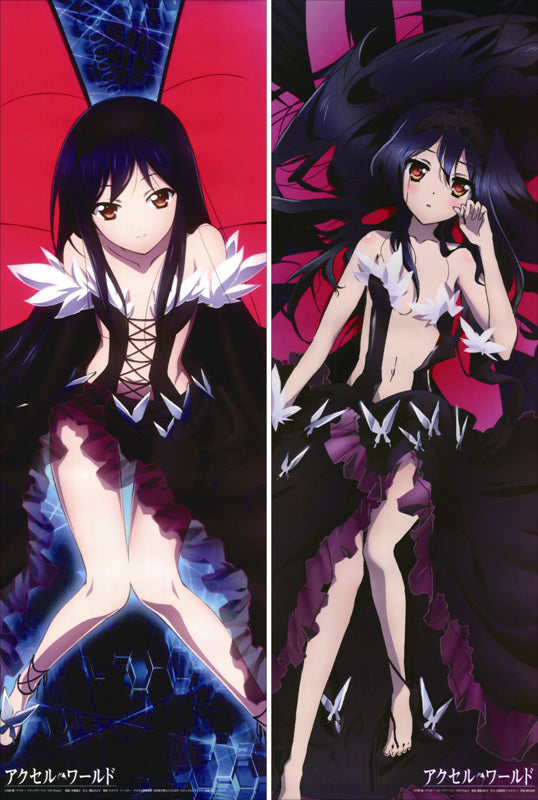 Accel World Kuroyukihime Anime Dakimakura Body Pillow Case image 0