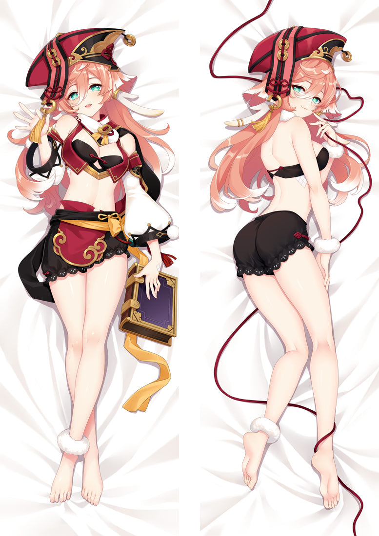 Genshin Impact Yanfei Anime Dakimakura Body Pillow Cover image 0