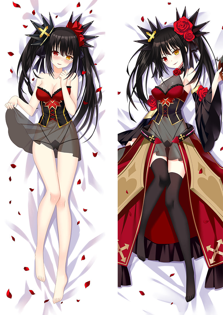Date A Live Nightmare Tokisaki Kurumi Anime Dakimakura Pillow Cover image 0
