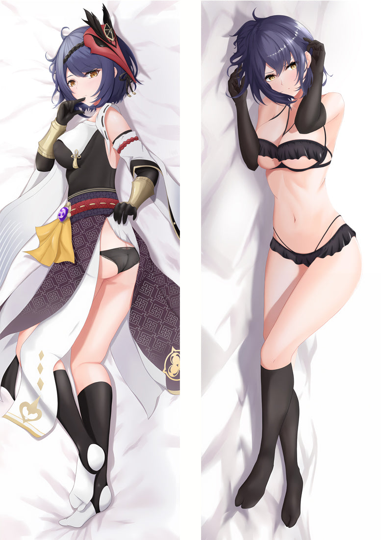 Genshin Impact Sara Anime Dakimakura Body Pillow Case image 0