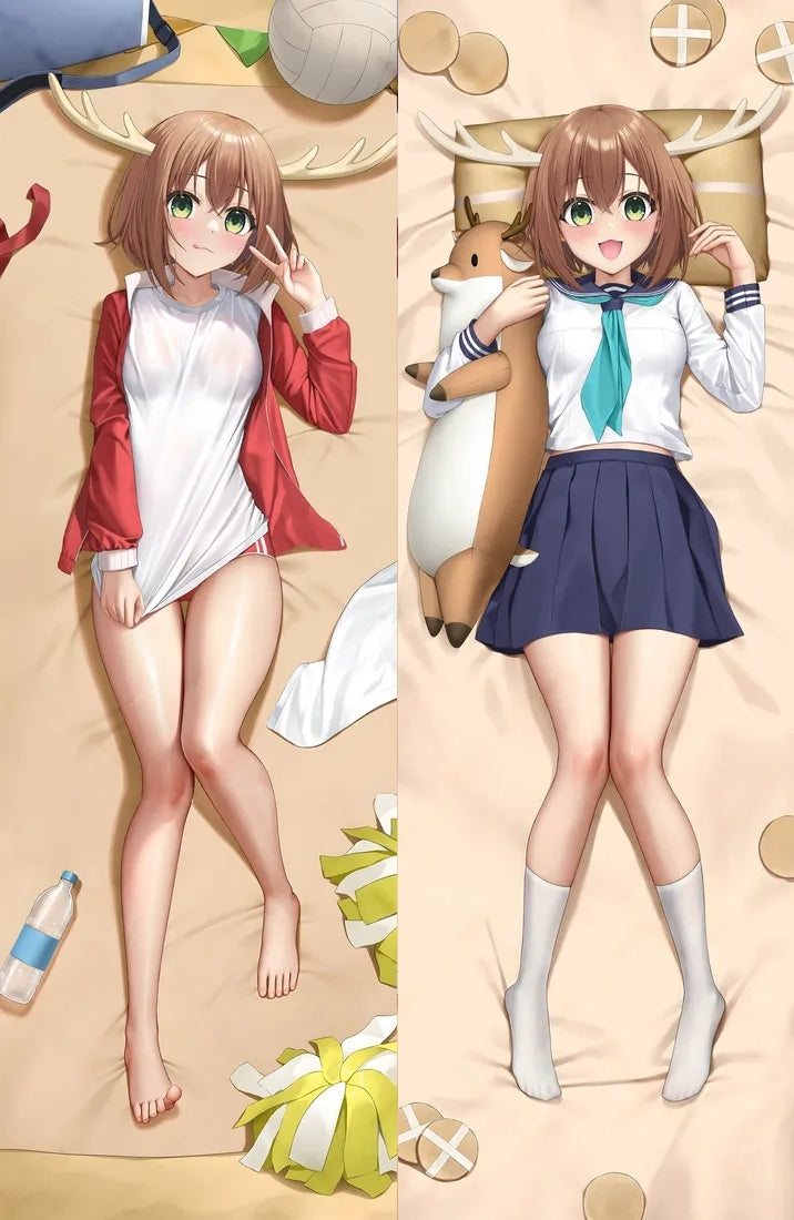 My Deer Friend Nokotan Anime Dakimakura Body Pillow Cover image 0
