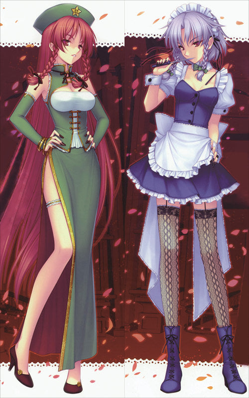 TouHou Project Hoan Meiri & Izayoi Sakuya Anime Dakimakura Body Pillow Cover image 0