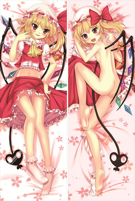 TouHou ProjectFlandre Scarlet Anime Dakimakura Waifu Pillow Case image 0