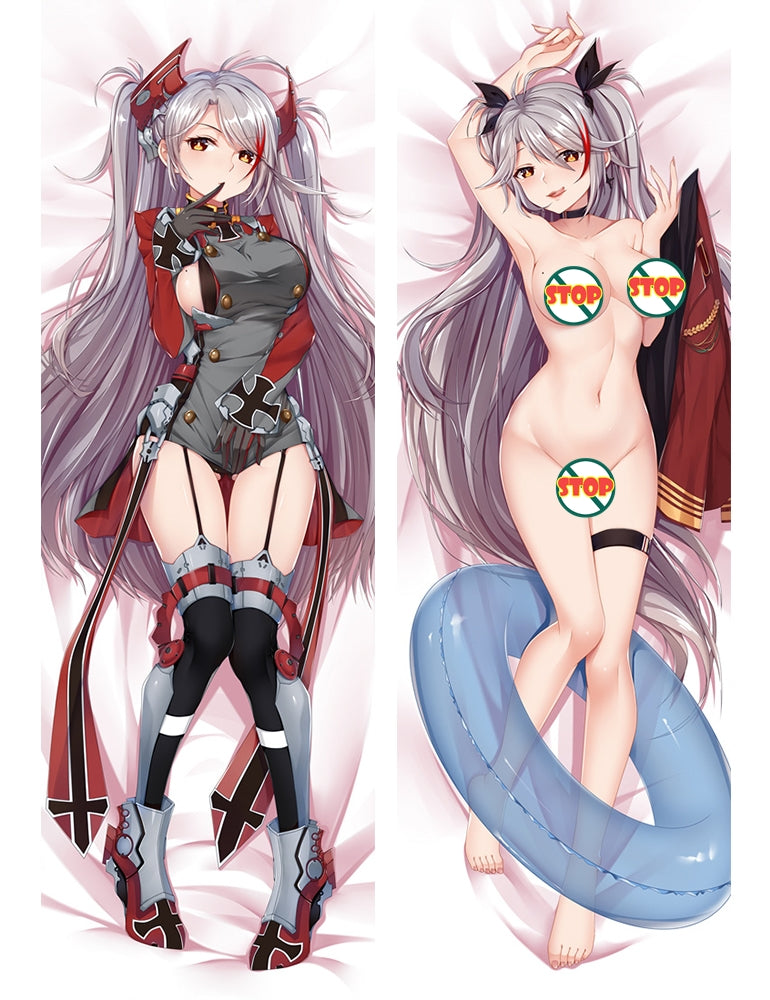 Azur Lane Prinz Eugen Anime Dakimakura Pillow Cover image 0