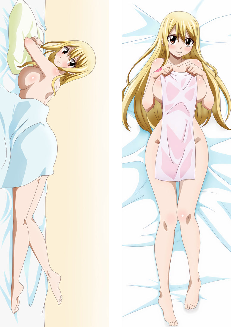 Fairy Tail Lucy Heartfilia Anime Dakimakura Pillow Cover image 0