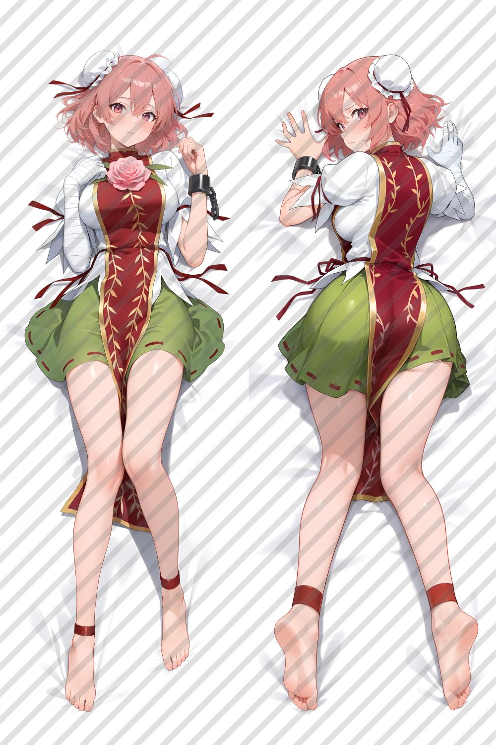 Touhou Project Ibaraki Kasen Anime Dakimakura Body Pillow Cover image 0
