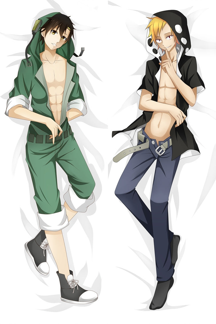 Kagerou Project Seto Kousuke Shuya Kano Anime Dakimakura Pillow Cover image 0