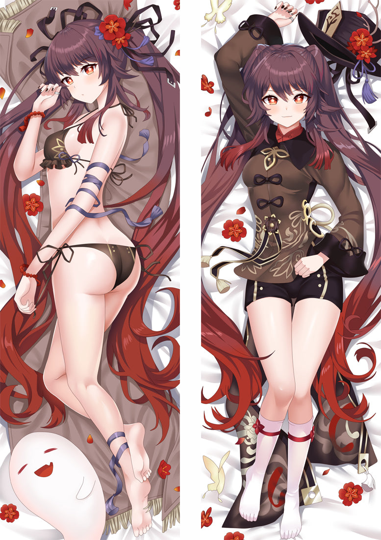 Genshin Impact Hutao Body Pillow Cover image 0