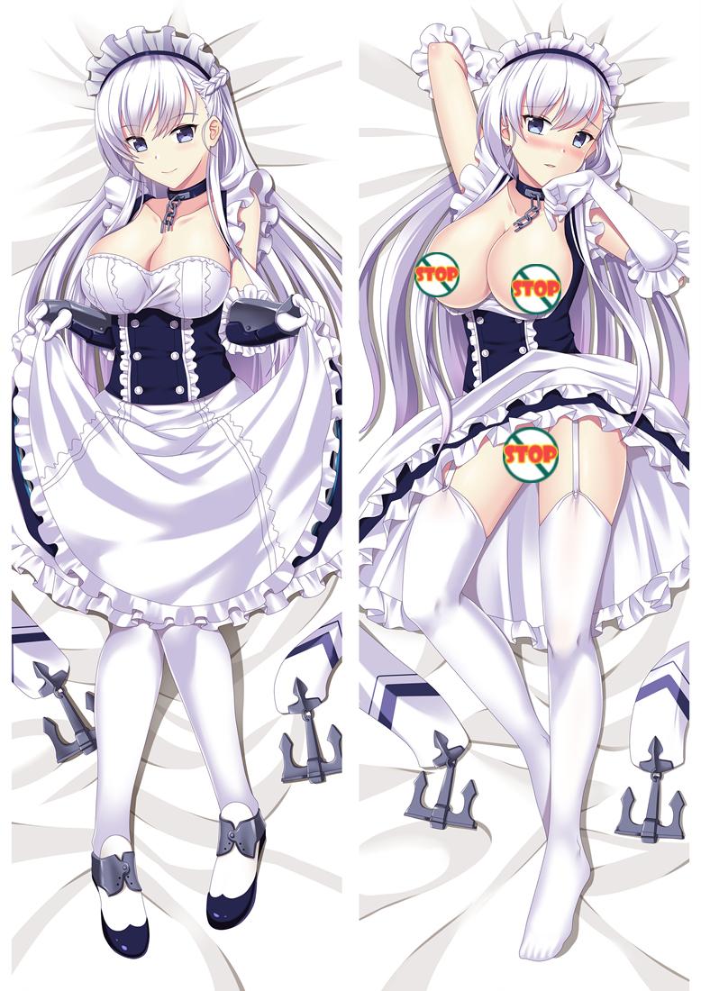 Azur Lane Belfast 18+ Sex Body Pillow Case with Double Sides Zipper image 0