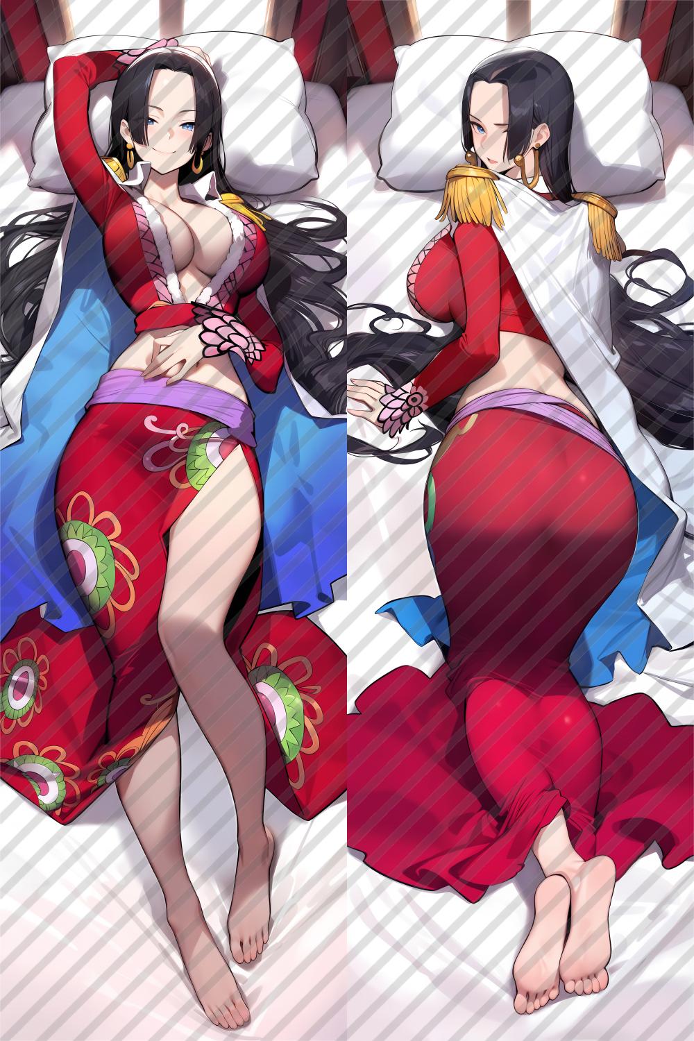One Piece Boa Hancock Anime Dakimakura Girl Body Pillow Cover image 0