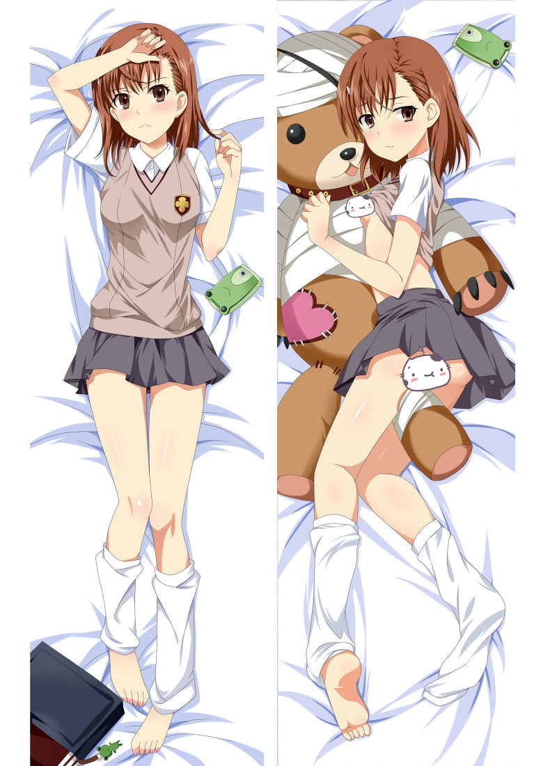 A Certain Scientific Railgun Mikoto Misaka Anime Dakimakura Pillow Cover image 0