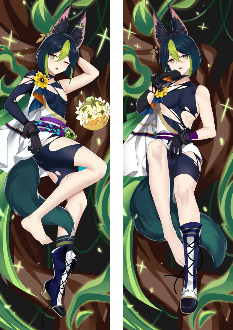 Genshin Impact Tighnari Anime Dakimakura Body Pillow Cover image 0