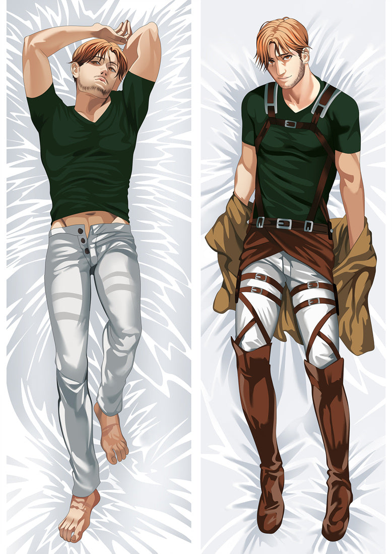 Attack on Titan Mike Zacharius Anime Dakimakura Pillow Cover image 0