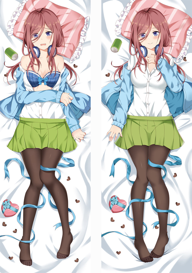 The Quintessential Quintuplets Nakano Miku Anime Dakimakura Pillow Cover image 0