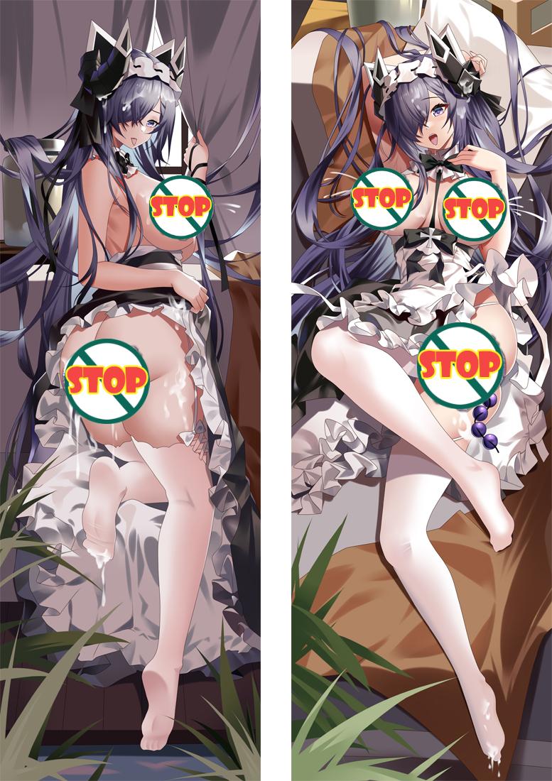 Azur Lane KMS August von Parseval Anime Dakimakura Sexy Body Pillow Cover image 0