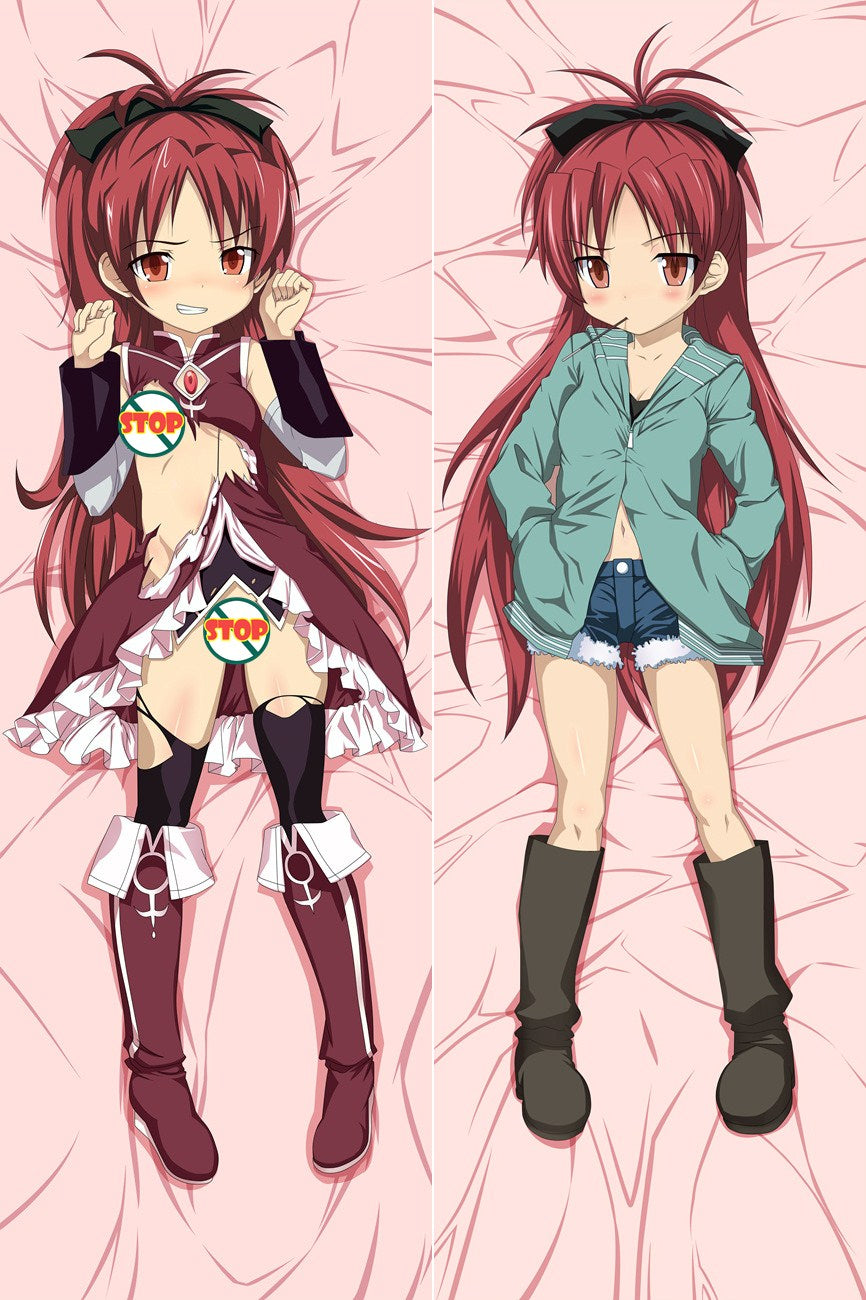 Puella Magi Madoka Magica Kyoko Sakura Anime Dakimakura Pillow Case image 0
