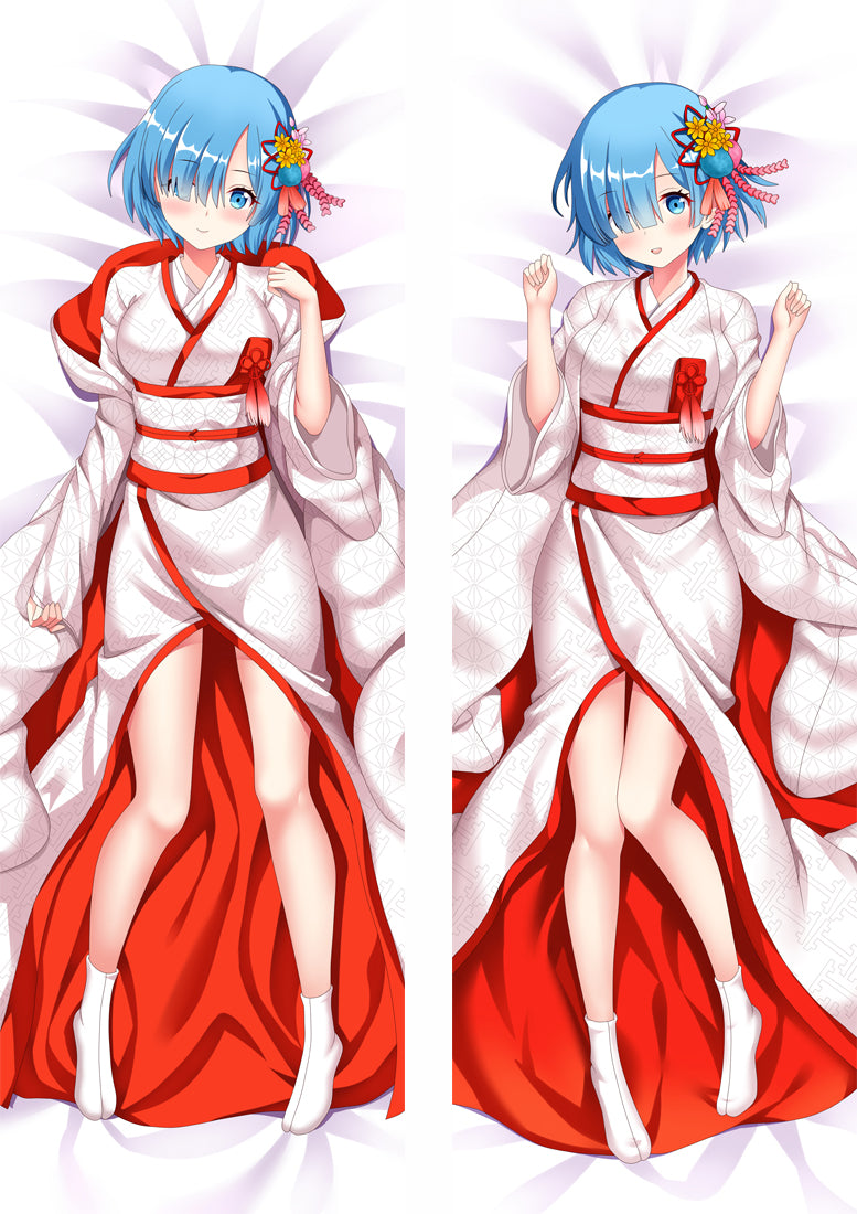 Re Zero Starting Life in Another World Rem Anime Dakimakura Pillow Cover image 0