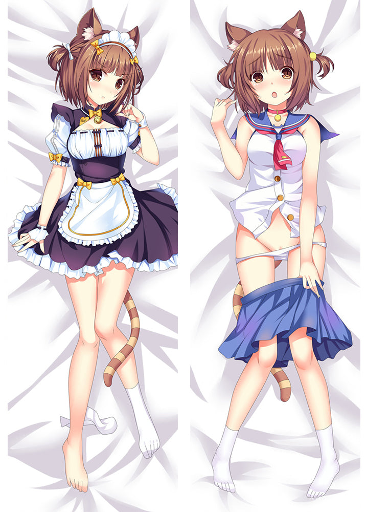 Nekopara Azuki Anime Dakimakura Pillow Cover image 0