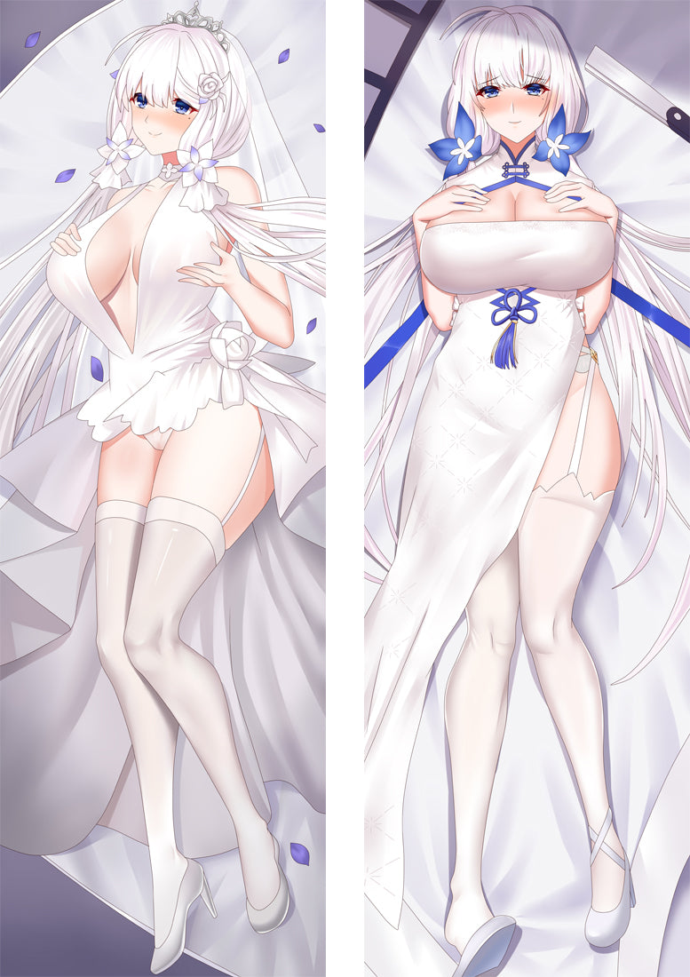 Azur Lane Royal Navy Illustrious Dakimakura Body Pillow Cover image 0