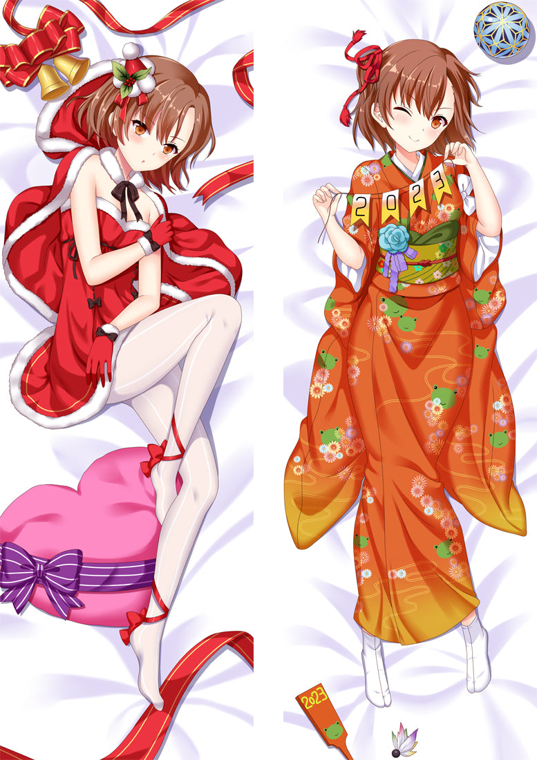 Mikoto Misaka Dakimakura Body Pillow Cover A Certain Scientific Railgun image 0