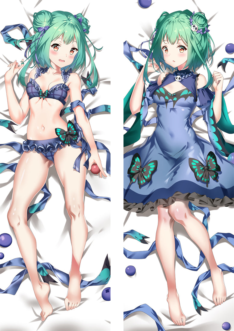 Virtual Youtuber Uruha Rushia Anime Hugging Dakimakura Body Pillow Cover image 0