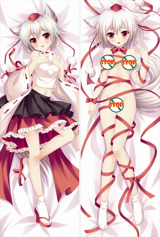 TouHou ProjectInubashiri Momiji Anime Dakimakura Waifu Pillow Case image 0
