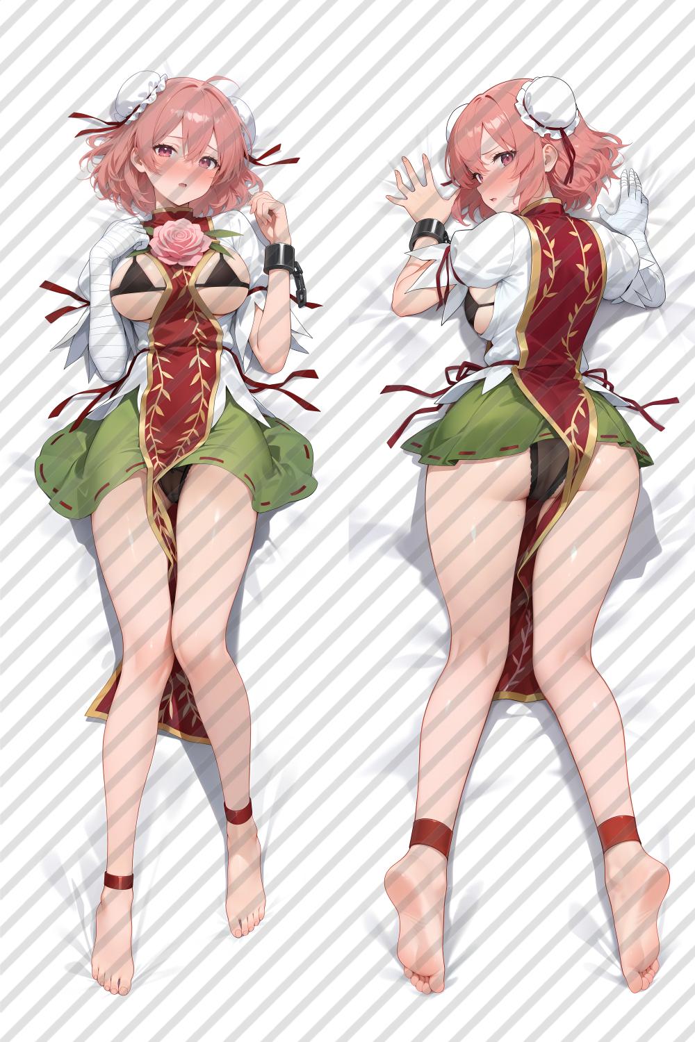 Touhou Project Ibaraki Kasen Anime Dakimakura Girl Body Pillow Cover image 0