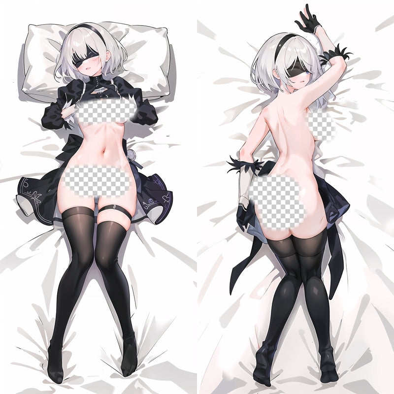 NieR: Automata YoRHa No. 2 Type B 2B Anime Dakimakura Body Pillow Cover image 0