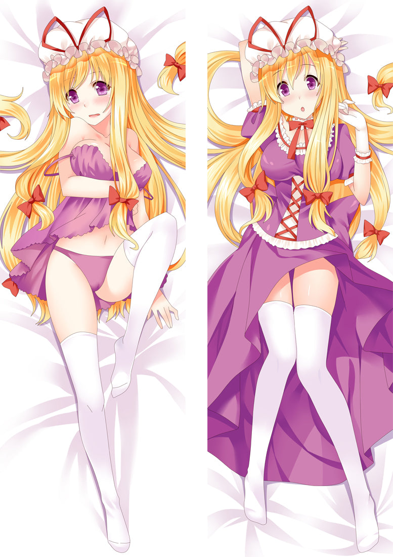 TouHou Project Yakumo Yukari Anime Dakimakura Body Pillow Cover image 0