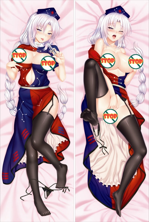 TouHou Project Yagokoro Eirin Anime Dakimakura Waifu Pillow Case image 0