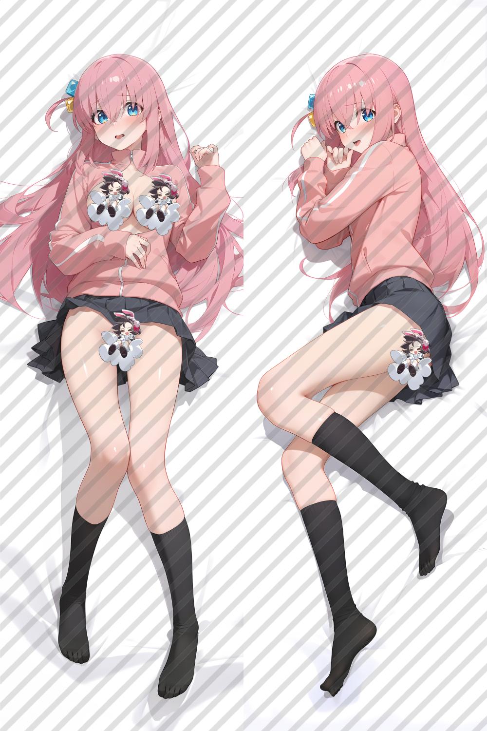 Bocchi the Rock! Gotoh Hitori Anime Dakimakura Naked Body Pillow Cover image 0