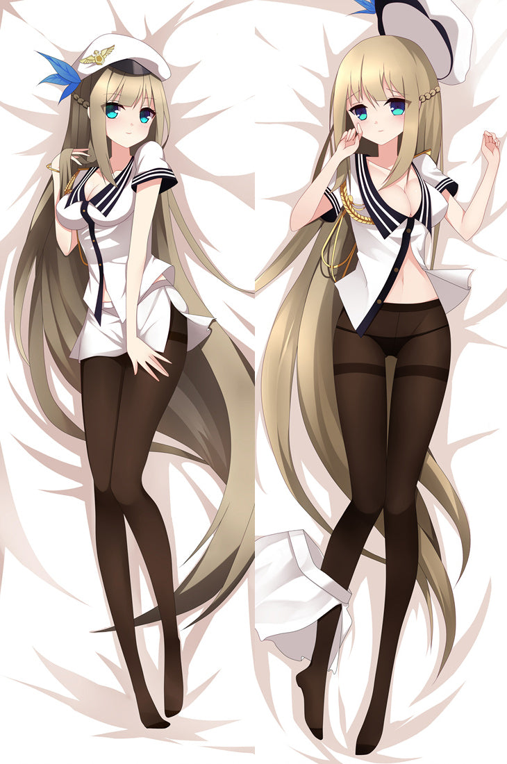 Warship Girls Lexington Anime Dakimakura Pillow Cover image 0