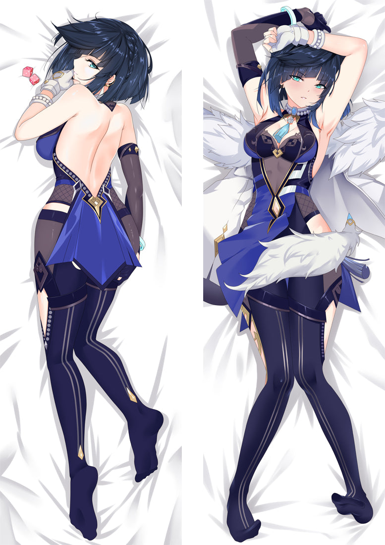 Genshin Impact Ye Lan Anime Dakimakura Pillow Cover image 0