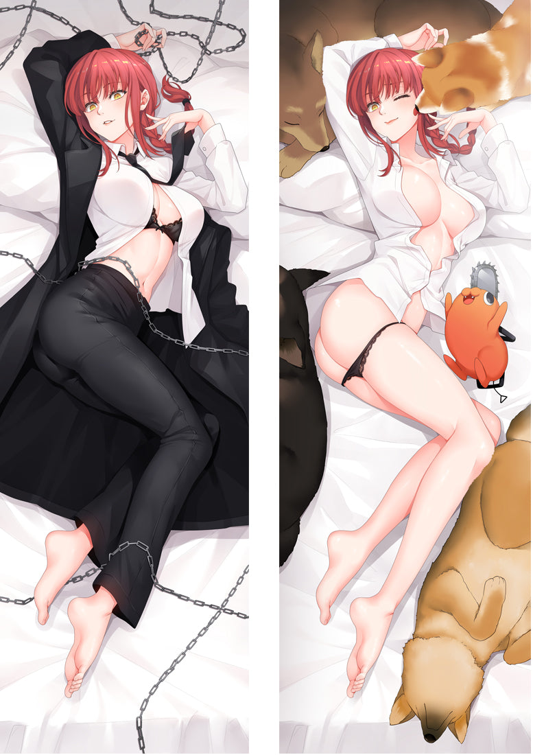 Chainsaw Man Makima Anime Dakimakura Body Pillow Cover image 0
