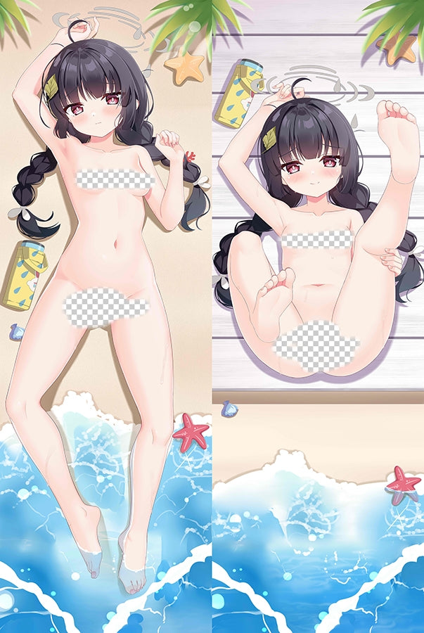 Blue Archive Kasumizawa Miyu with Double Sides Zipper to make love Anime Dakimakura Pillow Case image 0