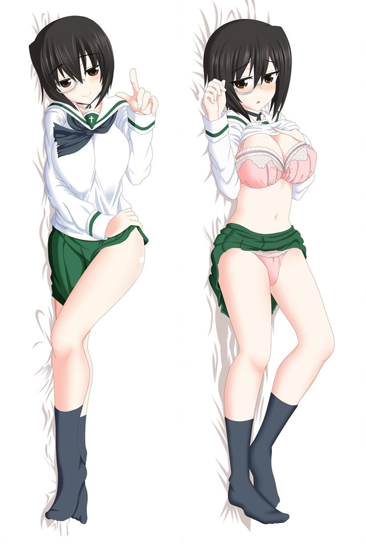 Girls & Panzer Momo Kawashima Anime Dakimakura Pillow Cover image 0