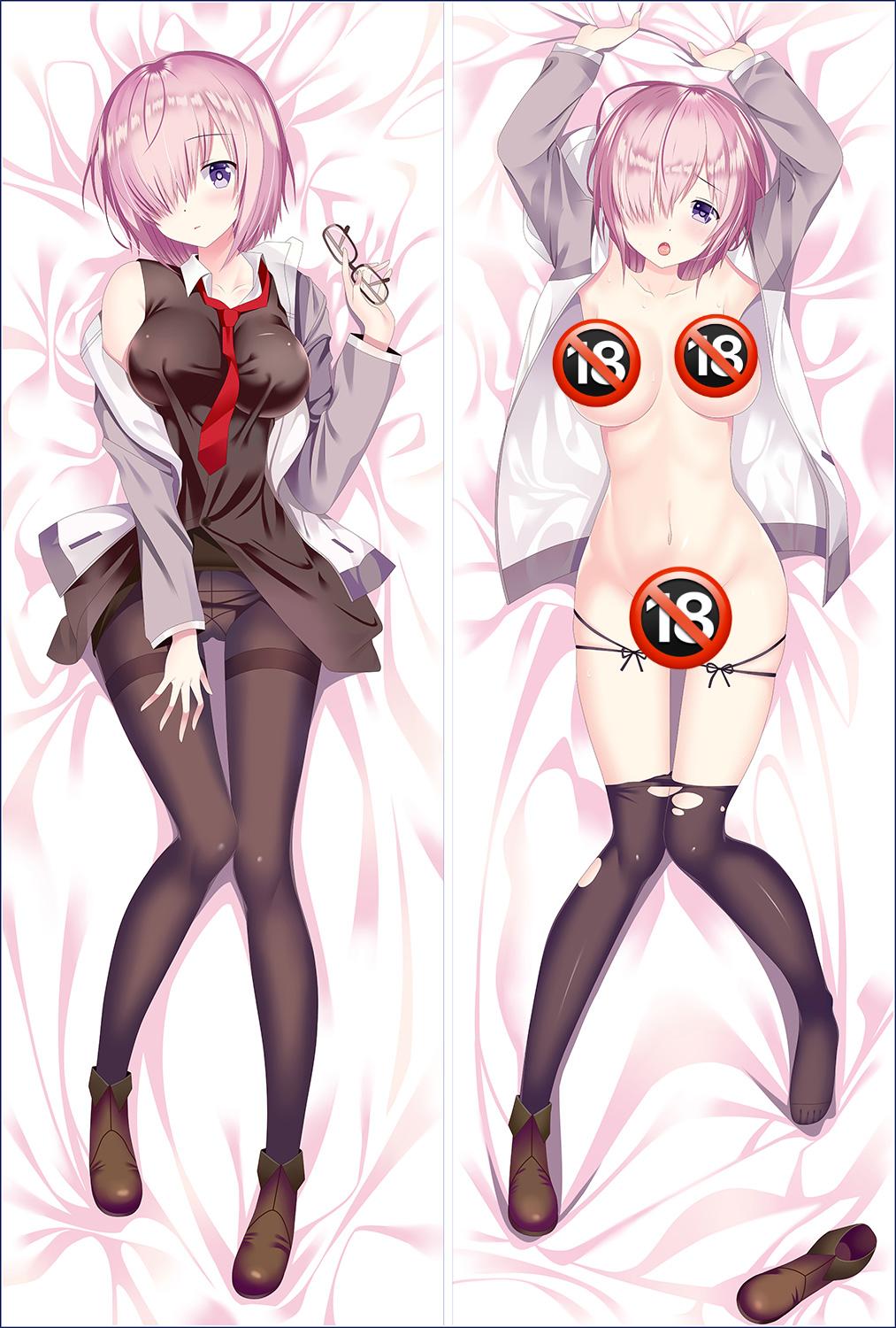 Fate Grand Order Mash Killier Light with Double Sides Zipper to make love Anime Dakimakura Pillow Case image 0
