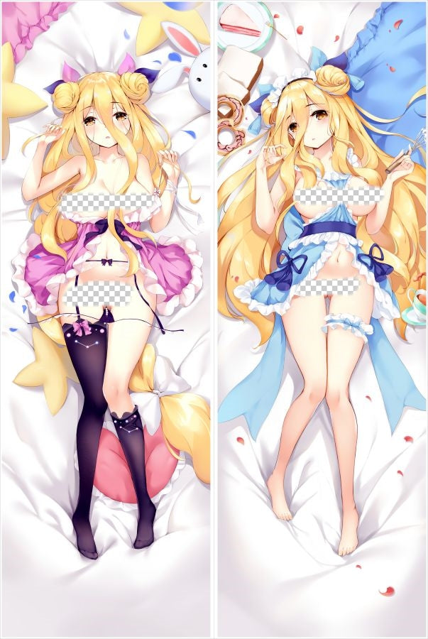 Date A Live Hoshimiya Mukuro with Double Sides Zipper to make love Anime Dakimakura Pillow Case image 0