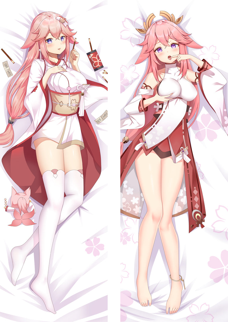 Genshin Impact Yae Miko Body Pillow Covers image 0