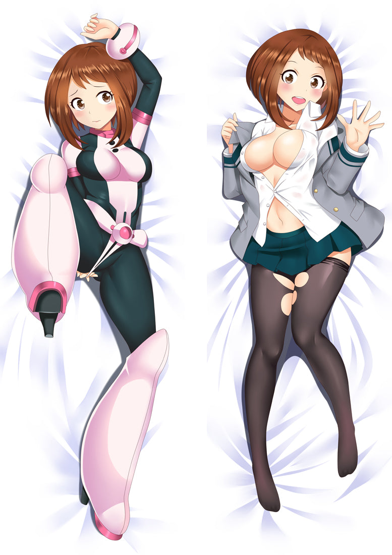 My Hero Academia Uraraka Ochaco Anime Dakimakura Body Pillow Cover image 0
