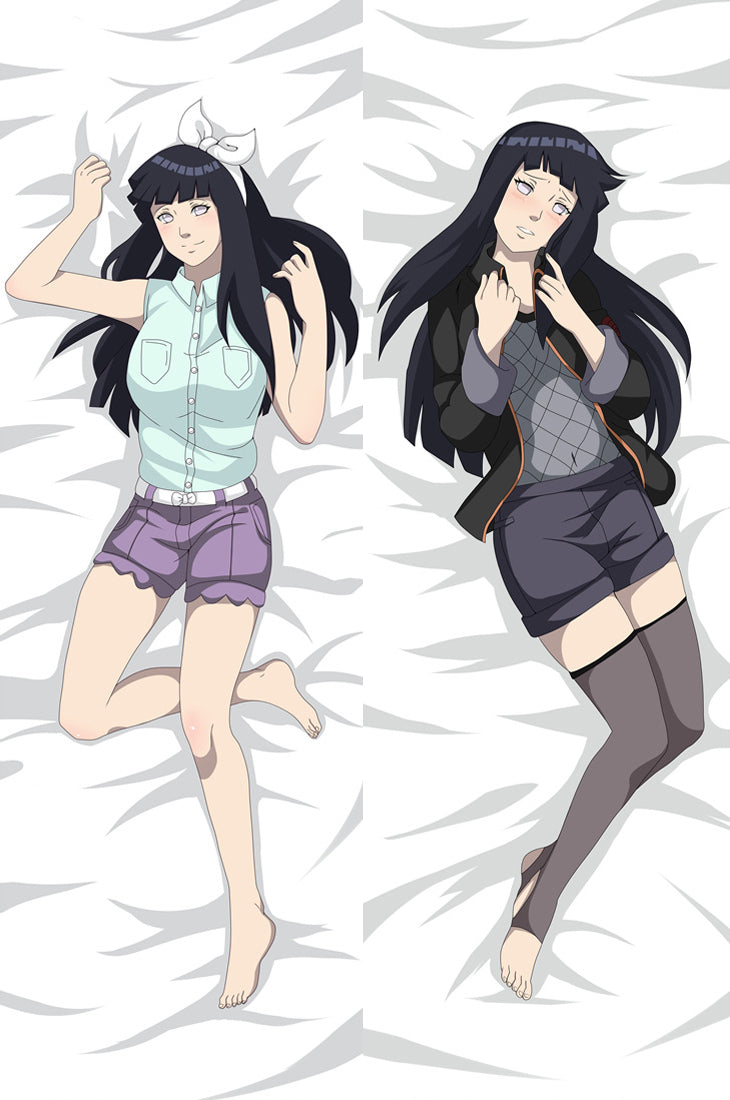 Naruto Uzumaki Hinata Hyuga Anime Dakimakura Pillow Cover image 0