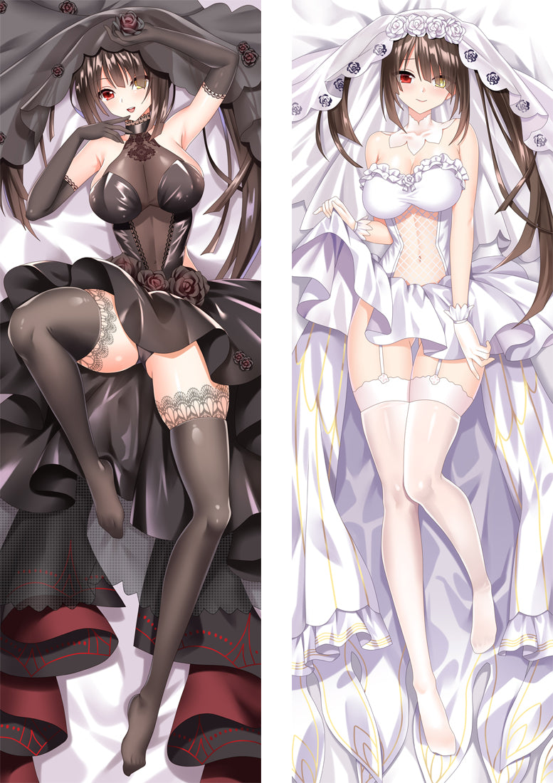 Tokisaki Kurumi Date A Live Anime Waifu Dakimakura Body Pillow Cover image 0