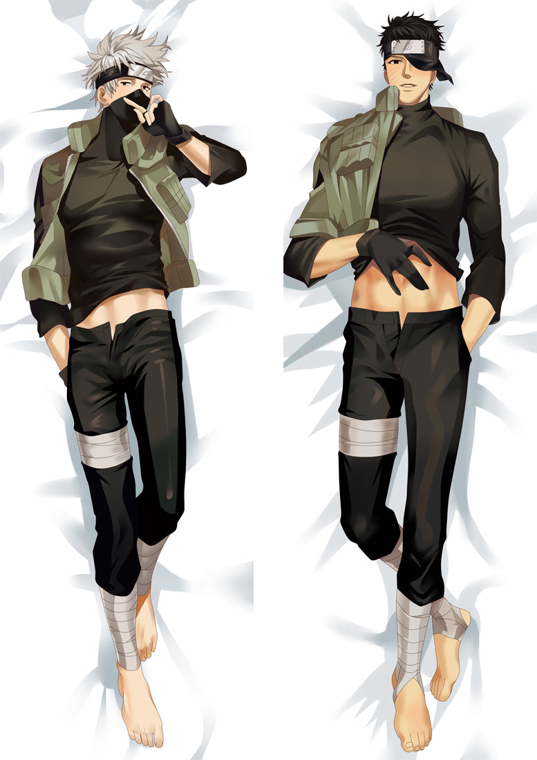 NARUTO Kakashi Hatake Sasuke Uchiha Dakimakura Body Pillow Cover image 0