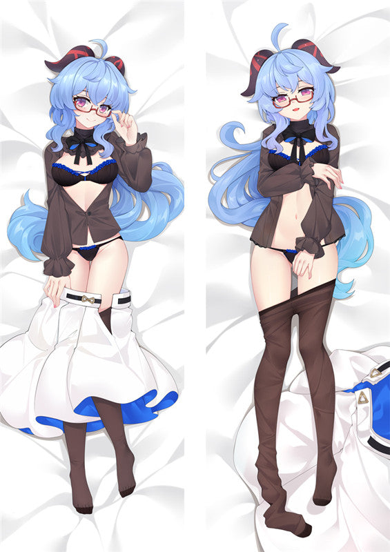 Genshin Impact Ganyu Anime Body Pillow Cover image 0