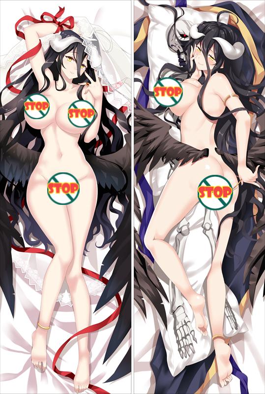 Albedo 18+ Sex Body Pillow Case with Double Sides Zipper - Overlord image 0