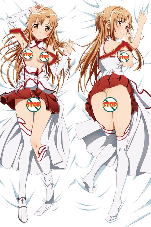 Sword Art Online Asuna Anime Dakimakura Japanese Pillow Cover image 0