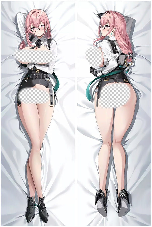 Zenless Zone Zero Tsukishiro Yanagi Anime Dakimakura Naked Body Pillow Cover image 0