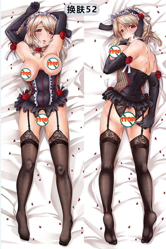 Sexy Garter Anime Girl Sex Dakimakura Insert Air Pillow Cover image 0