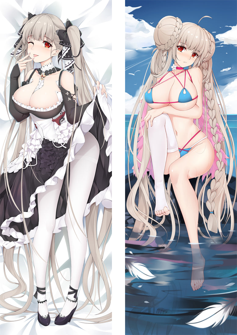 Azur Lane Dreadnought Anime Dakimakura Pillow Cover image 0