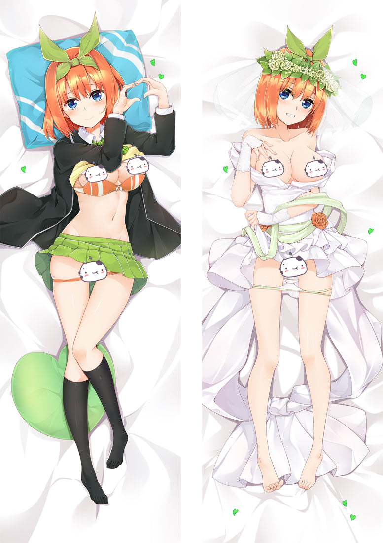 The Quintessential Quintuplets Nakano Yotsuba Anime Dakimakura Pillow Cover image 0